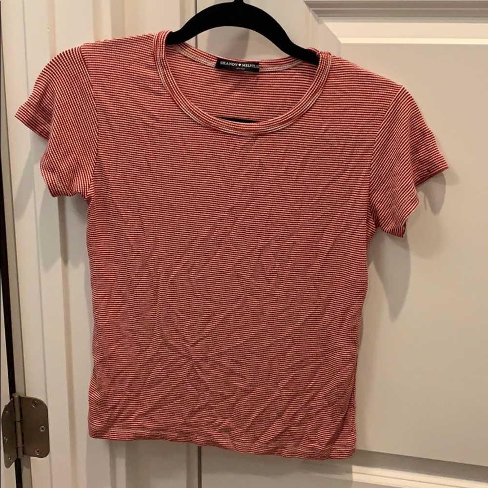 Brandy Melville Stripped Crop Top
